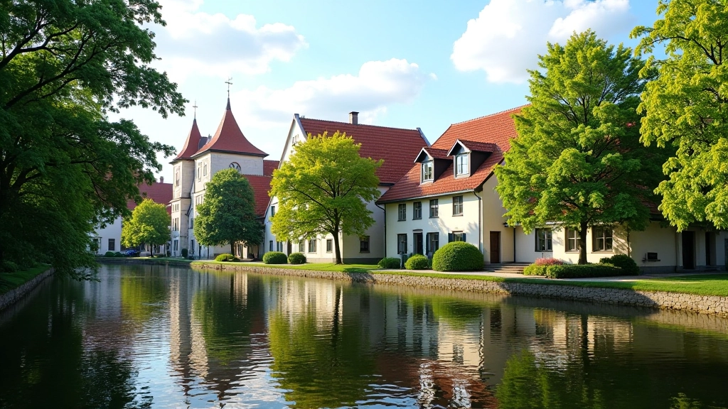 Anykščiai town riverside